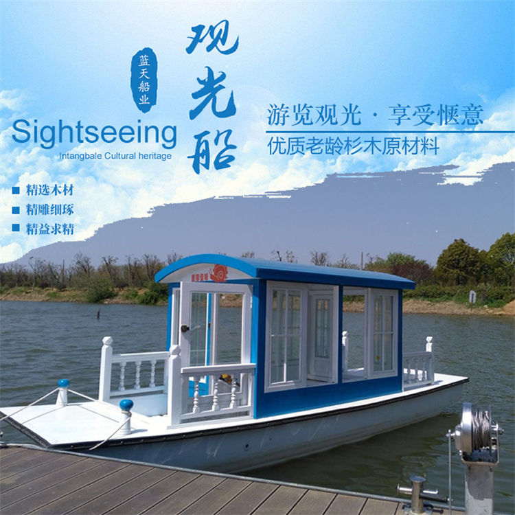 电动船（蓝白）